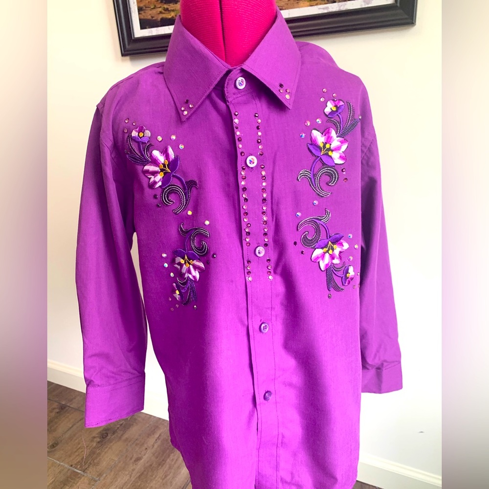 Girl’s Western Long Sleeve Shirt